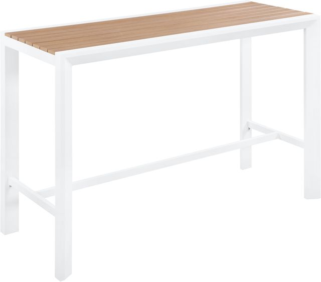 Meridian Furniture Nizuc Outdoor Patio Aluminum Bar Table 378-T Meridian Furniture Nizuc Outdoor Patio Aluminum Bar Table 378-T
