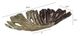 A & B Home Percy Brown/Gold Small Aluminum Leaf Platter Tray-4