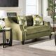 Furniture of America® Kaye Olive Green Loveseat-0