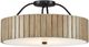 Currey & Company Tetterby Taupe Semi-Flush Lighting-0
