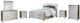 Signature Design by Ashley® Coralayne 6-Piece Silver King Panel Bed Set-0