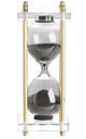 A & B Home Black/Gold 15-Minute Hourglass-1