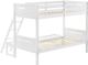 Coaster® Littleton White Twin/Full Bunk Bed-1