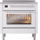Ilve® Professional Plus II 36" White Pro Style Induction Range-2