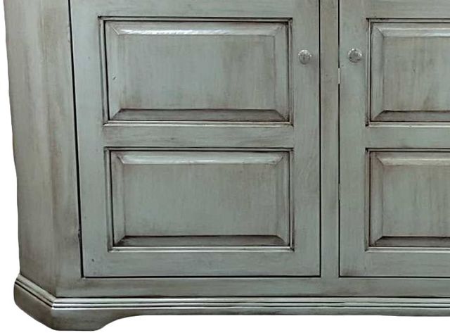American Heartland Manufacturing Poplar 57" 2-Door Tall Corner TV Stand-1