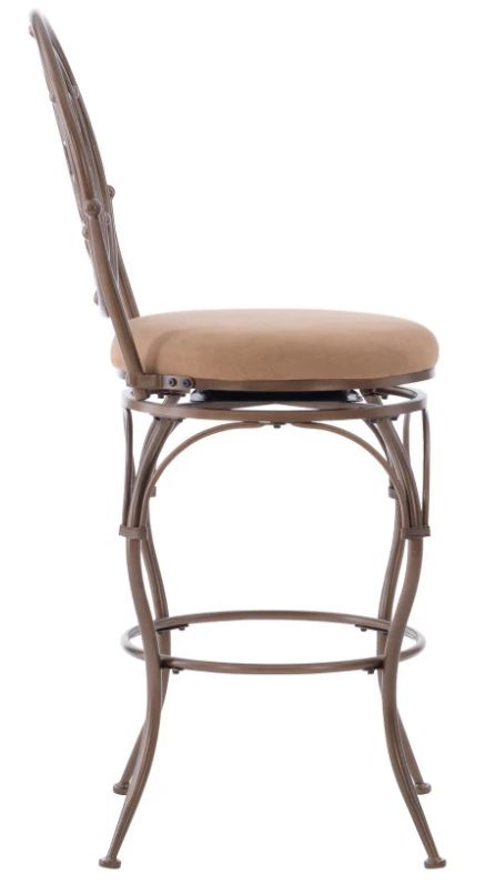 Powell® Baila Bronze/Tan Big and Tall Bar Stool-3