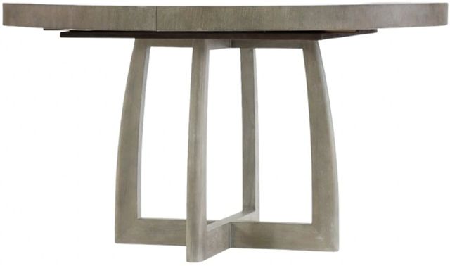 Hooker® Furniture Affinity Greige Sand Blasted Round Pedestal Dining Table-0