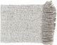 Surya Madurai Taupe/Charcoal 50"x60" Throw Blanket-0