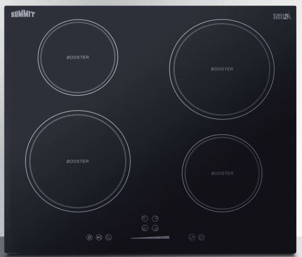 Summit® 24" Black Induction Cooktop-0
