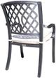 CabanaCoast® Customizable Carleton Aluminum Outdoor Arm Chair-2