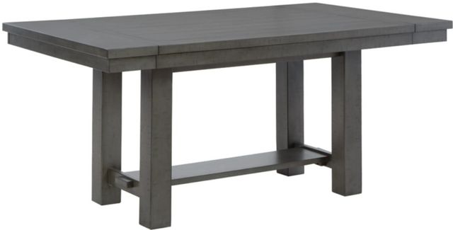 Signature Design by Ashley® Myshanna 5-Piece Gray Dining Table Set-1