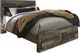 Benchcraft® Derekson Multi Gray Youth Full Panel Bed with 2-Drawer Storage-0