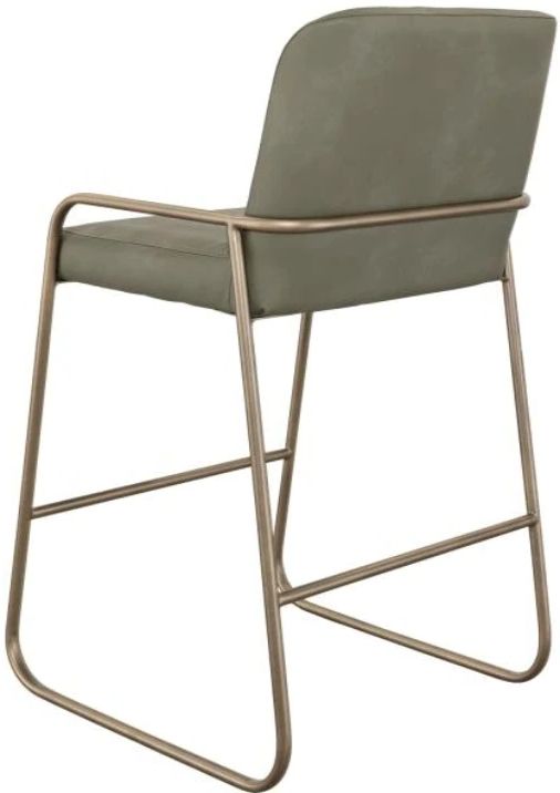 International Furniture Direct Seating Gold/Green 43" Bar Stool-4