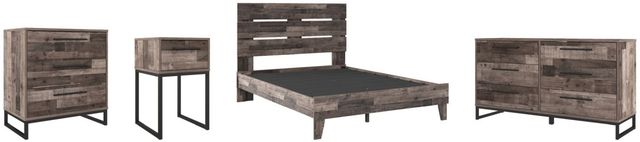Signature Design by Ashley® Neilsville 4-Piece Queen Platform Bedroom Set-0