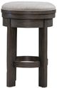 Liberty Furniture Lennox Hill Bark/Granite Upholstered Swivel Stool-2