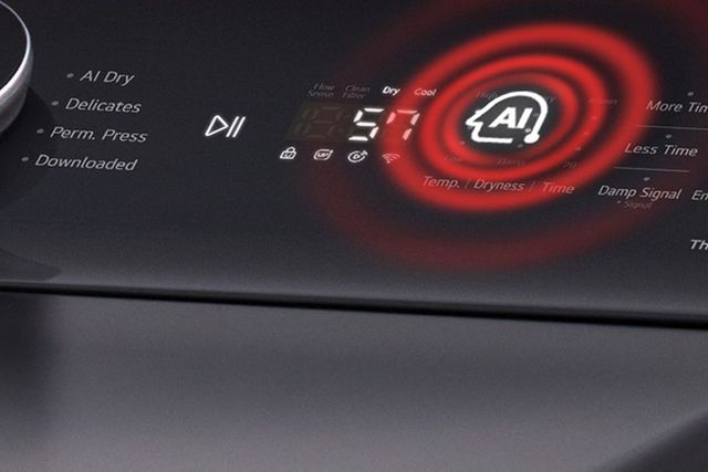 LG 7.3 Cu. Ft. Matte Black Gas Dryer-6