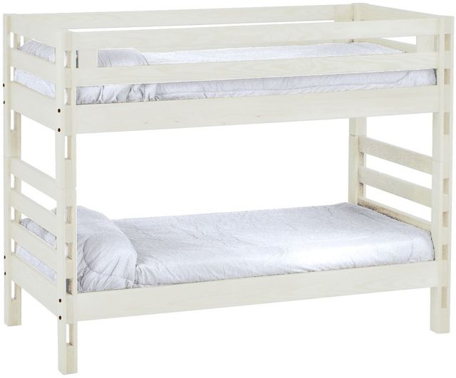 Crate Designs™ Furniture Cloud Twin XL/Twin XL Tall Ladder End Bunk Bed-0