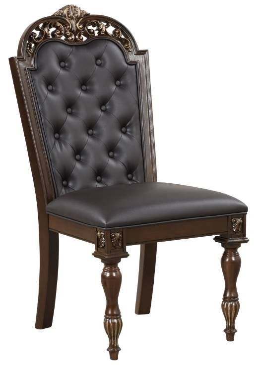 New Classic® Home Furnishings Maximus Cherry Side Chair-0