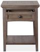 Magnussen Home® Paxton Place Dovetail Gray Rectangular End Table-4
