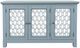Jofran Inc. Isabella Blue 54" Mirrored Accent Cabinet-3