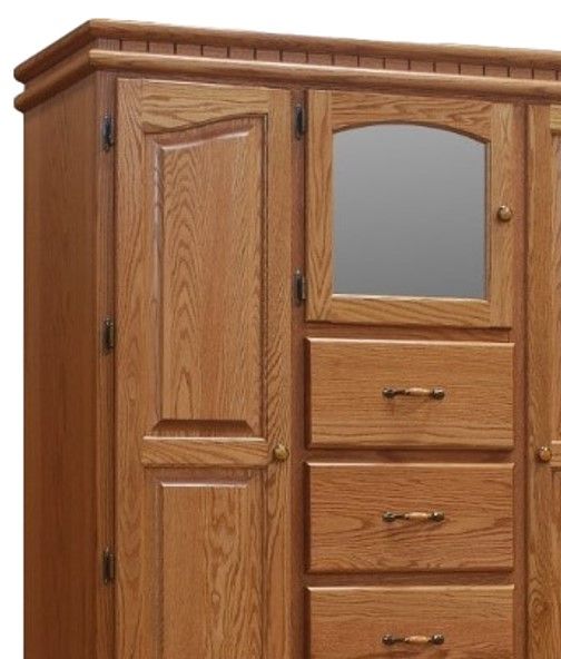 Wolfcraft Furniture Vintage Brown Chifforobe-2