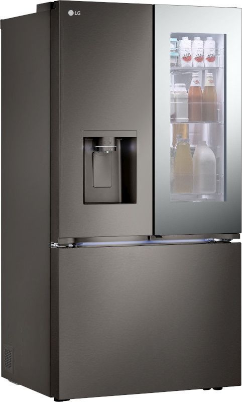 LG 36 in. 26.0 Cu. Ft. PrintProof™ Black Stainless Steel Counter Depth French Door Refrigerator-2