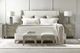 Bernhardt Albion Beige/Pewter Queen Shelter Bed-1