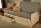 Kodiak Furniture Lexington Taxi Seaport/Weathered White Full Storage Futon with Mattress -1