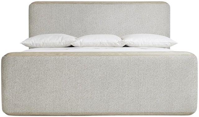 Bernhardt Arcadia Beige/Clay King Upholstered Panel Bed-2