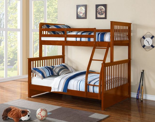 IFDC Honey Youth Single/Double Bunk Storage Bed-1