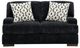 Benchcraft® Whitmore Manor Black Pearl Loveseat-2