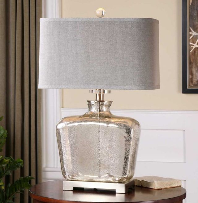 Uttermost® Molinara Brushed Nickel Table Lamp-1