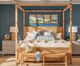 Universal Explore Home™ Weekender Coastal Living Home Chatham Natural King Poster Bed-1