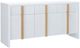 Chelsea House Tailored Gold/White Cabinet-0