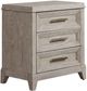 Liberty Furniture Belmar 4-Piece Silver Champagne/Washed Taupe Queen Upholstered Sleigh Bedroom Set-4