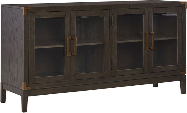 Signature Design by Ashley® Burkhaus 10-Piece Dark Brown Dining Table Set-3