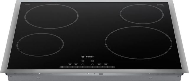 Bosch 6 Series 23" Black and Stainless Steel Electric Cooktop-1