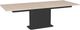 Amisco Customizable Lucarelli 120" Rectangular Extendable Table with 1" White Oak Veneer Top and 1 Leaf-0