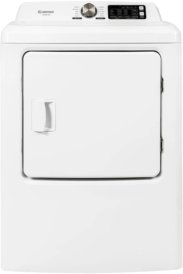 Element® 7 Cu. Ft. White Front Load Gas Dryer -0