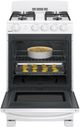 Hotpoint® 24" White Freestanding Gas Range-2