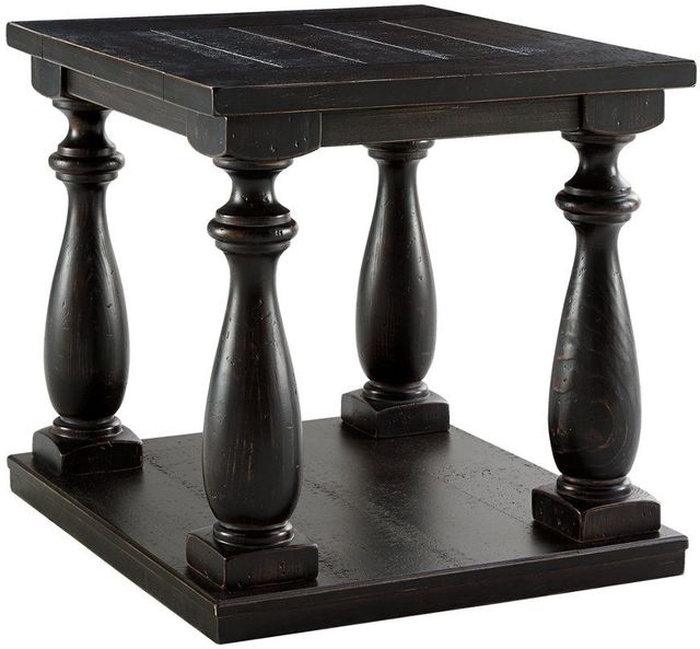 Signature Design by Ashley® Mallacar 3-Piece Black Living Room Table Set-2