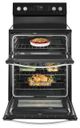 Whirlpool® 30" Black Double Oven Freestanding Electric Range-3