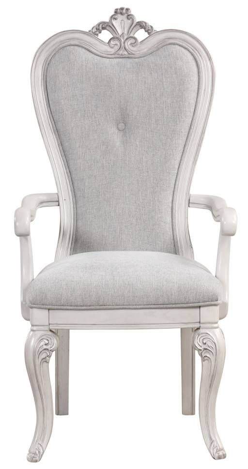 New Classic® Home Furnishings Cambria Hills Mist Gray Dining Arm Chair-1