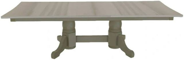 Mavin Customizable 72" Concave Extendable Dining Table with 18" Leaf-1