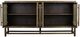 YHD Thalassia Brown/Soft Gray 4-Door Large Cabinet-5