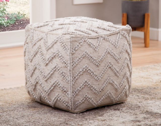 Steve Silver Co. Kenzari Neutral Pouf-1