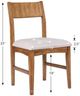 Winners Only® Portland Brown/Gray Dining Side Chair-2