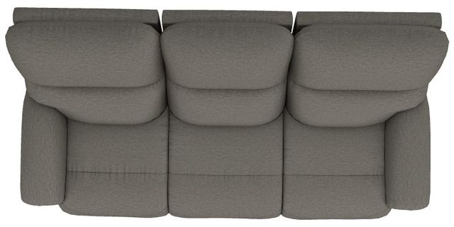 La-Z-Boy® Brooks Charcoal Power Reclining Sofa with Headrest and Lumbar-4