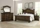 Vaughan-Bassett Rustic Hills Coffee Queen Poster Bed-4