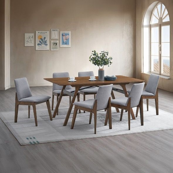 ACME Furniture Kaela Walnut Dining Table-1